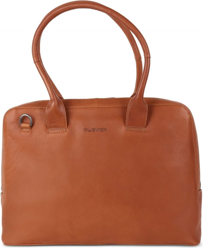 Plevier Canton bowling bag 16 inch cognac.