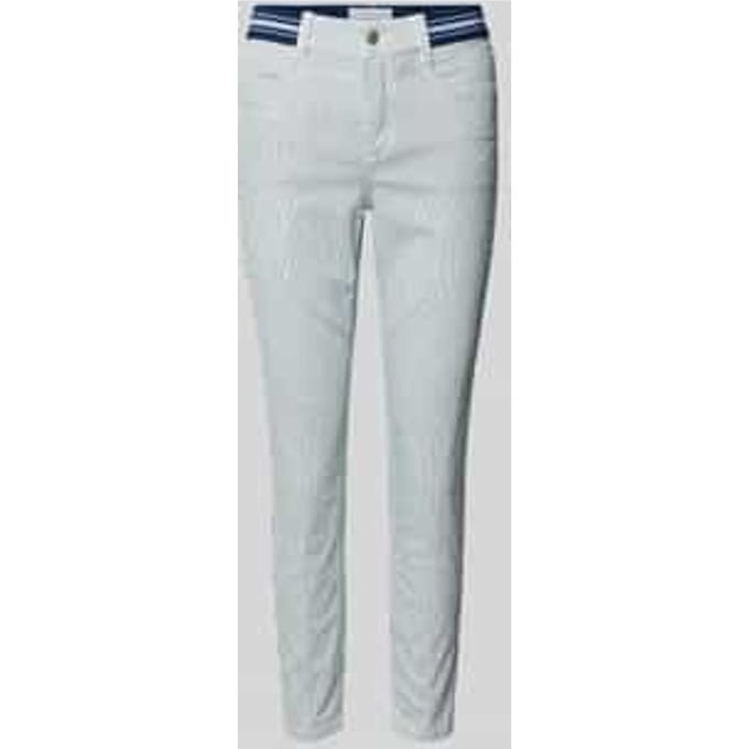 slim fit jeans met elastische band model 'Ornella'