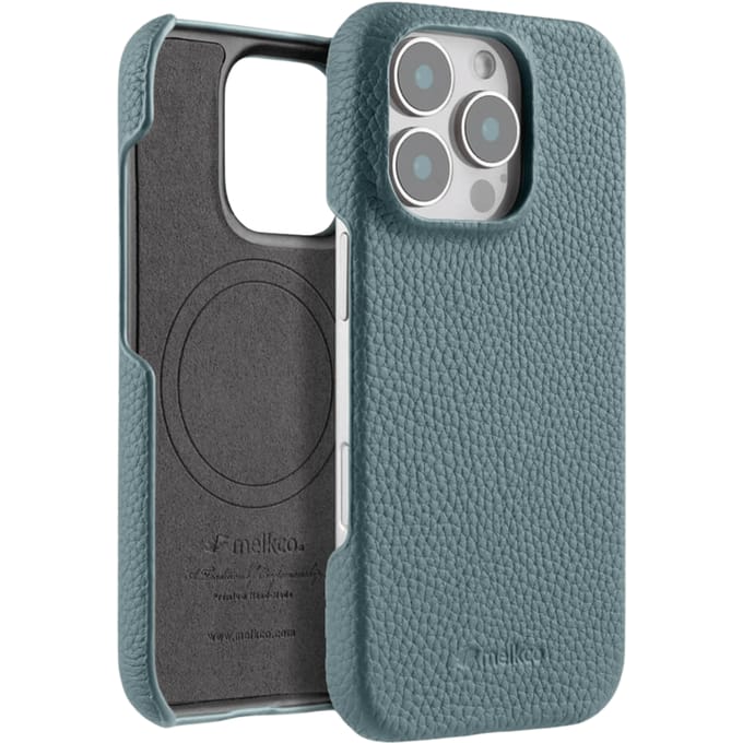 Melkco Apple iPhone 16 Pro Max Leather MagSafe Cover Blauw