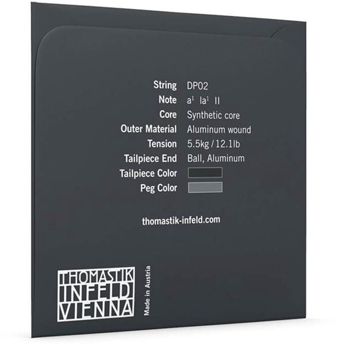Thomastik Infeld THDP-02 violin string A-2 4/4 medium, synthetic core, aluminum wound