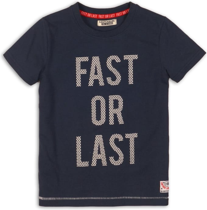 DJ Dutchjeans Jongens T-shirt - Navy - Maat 98