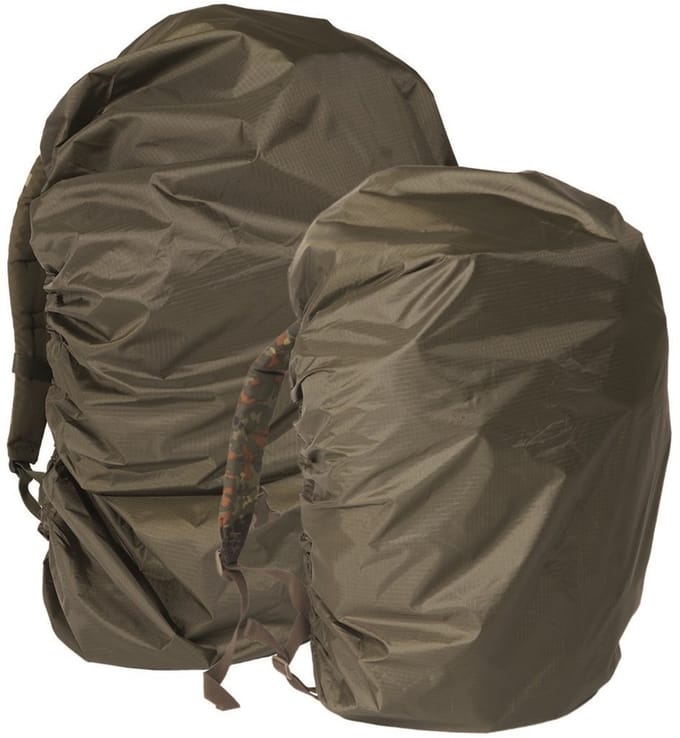 Mil-tec rugzak regenhoes medium 80L, legergroen