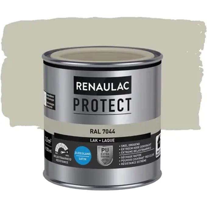 Renaulac Lak Protect Ral7044 Zijdeglans 250ml