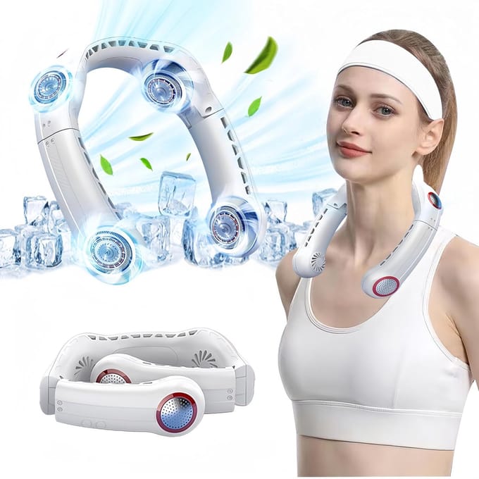 Lexium Nekventilator - Nek ventilator - Nek ventilator met koeling - Neck fan - Nekventilator oplaadbaar - Halsventilator