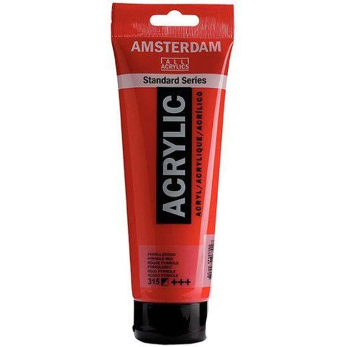 Acrylverf - #315 Pyrrolerood - Amsterdam - 250 ml