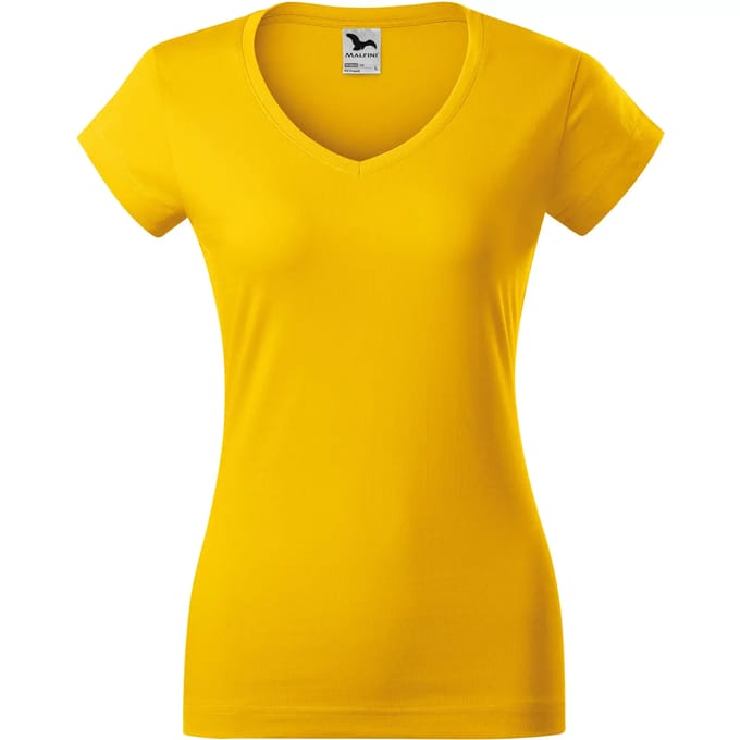 Dames-T-shirt met V-hals Malfini 162