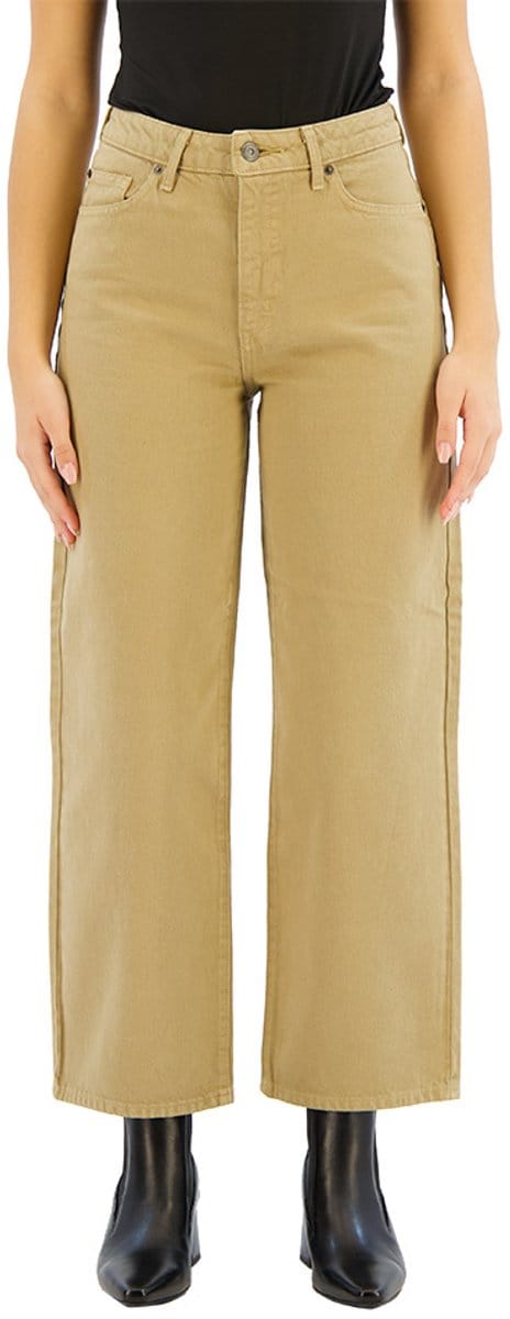 Dockers High Waist Straight Cut Spijkerbroek Beige 27 Vrouw
