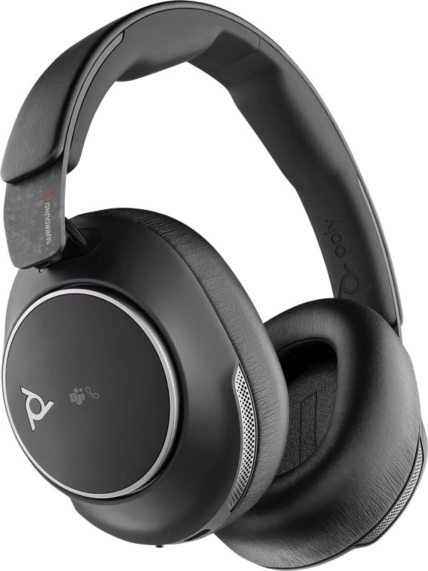 HP Poly Voyager Surround 80 UC Microsoft Teams Certified USB-C Headset +USB-C/A Adapter (8H2G3AA)
