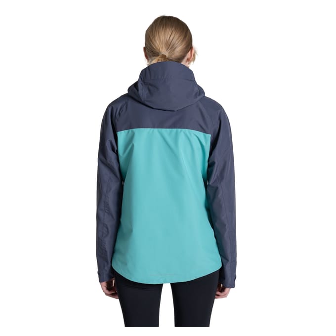 Craghoppers Dames/Dames Vanth Waterdichte Jas (Aqua/Antraciet geglazuurd)