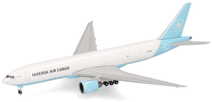 Boeing 777F Maersk Air Cargo Maersk Swan