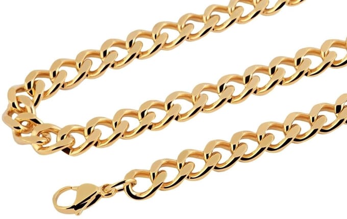 AKZENT Akzent unisex ketting Jonte, goudkleurig, duurzaam