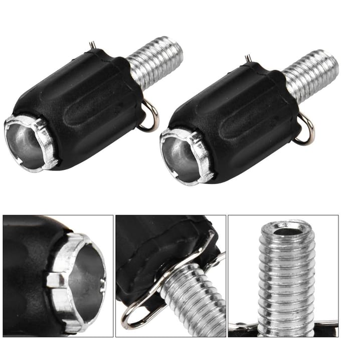 Lot de 3 paires de câbles de frein à disque à vis réglables M5 pour transmission de vélo gray