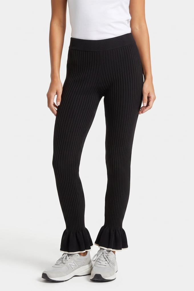 ARKET Press Tiah Trousers Black Größe: M | Sport-Leggings Outlet | Damen | Schwarz