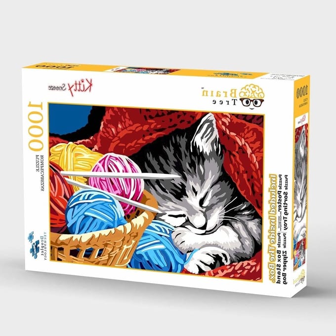 Legpuzzel Katten - Puzzel Dieren - Ontspanning Thuis - Anti-glans Oppervlak - 1000 Stukjes - Meerdere Kleuren