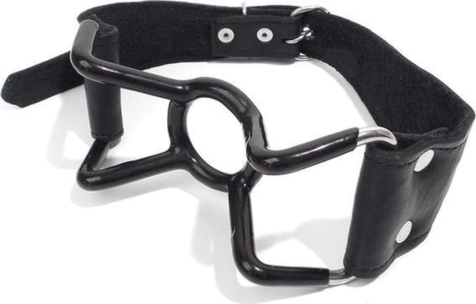 Black Label - Spider PVC Coated Stainless Steel Mouth Gag