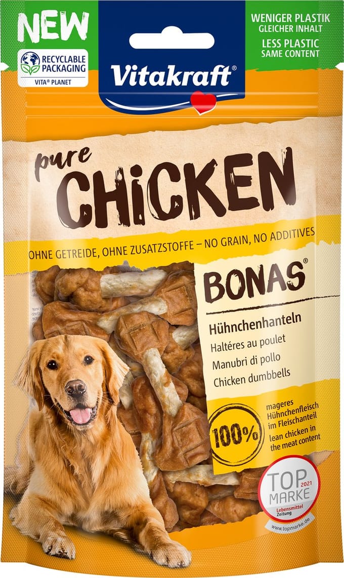 Vitakraft Bonas Halter - Hondensnacks - Kip 80 g