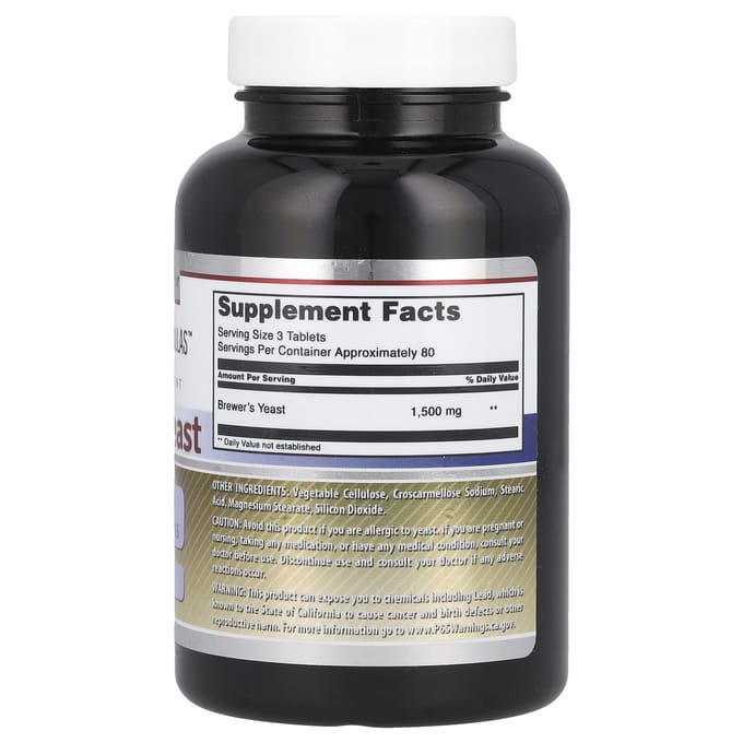 Amazing Nutrition, Levure de bière, 1 500 mg, 240 comprimés (500 mg par comprimé)