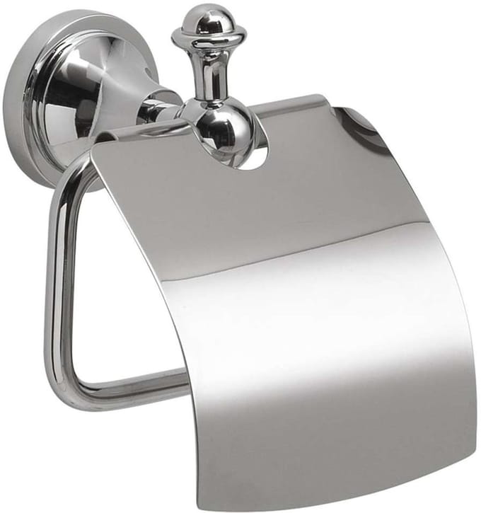 Sapho Gedi Nevis - Toiletrolhouder met deksel, chroom NV2513