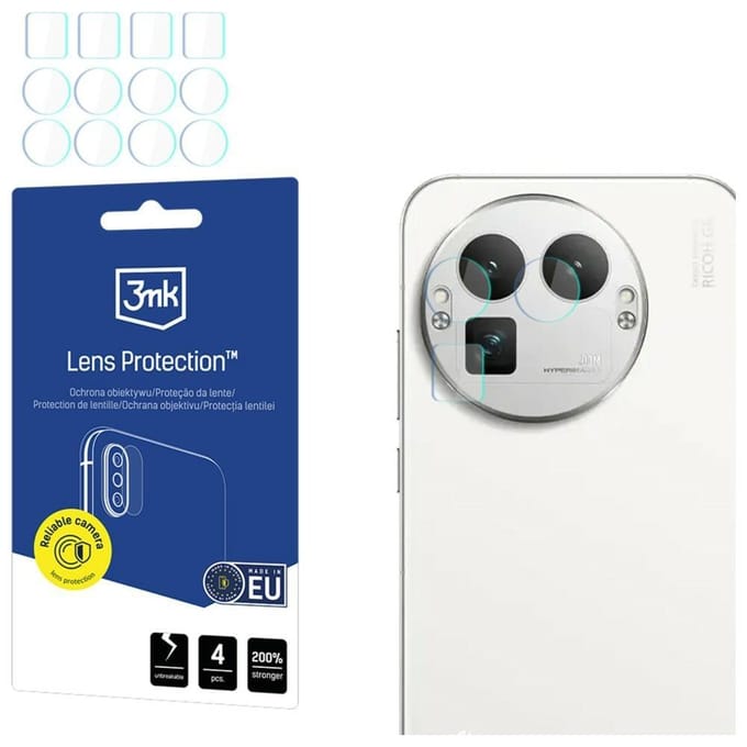 3MK Lens Bescherming - Realme GT8 Pro - Hybride Glas - Schokbestendig