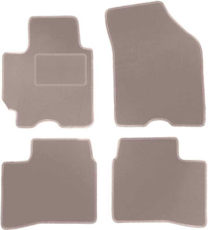 Beige velours matten voor: Suzuki Swift V hatchback (2017-)