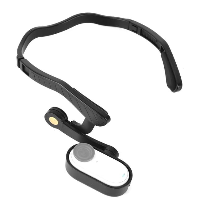Sportcamera Hoofdband Magnetische POV Houder POV Hoofdband Vervanging voor insta360 GO3 POV zwart