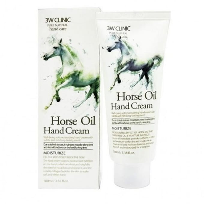 3w Clinic Hydraterende Handcrème Paardenolie 100ml/200ml 100ml white