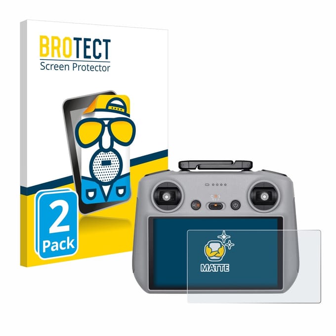 BROTECT - Screenprotector voor DJI RC 2 - Folie Beschermfolie matte 2 Stuks