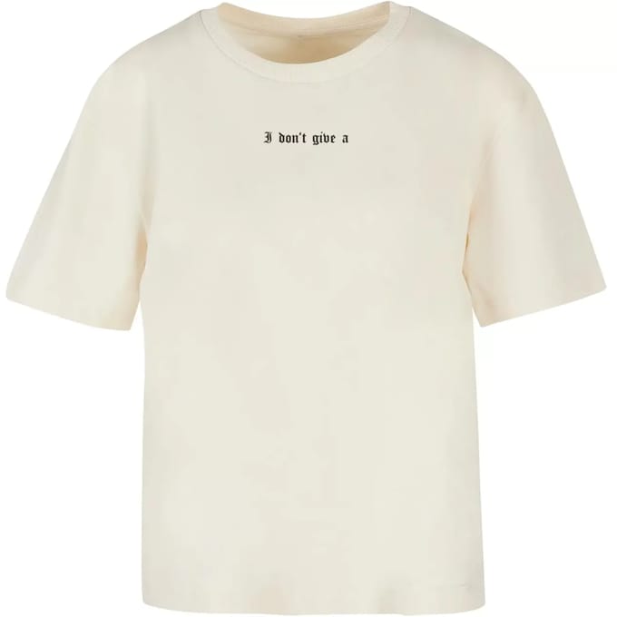 Dames-T-shirt Miss Tee I Don't Give A F