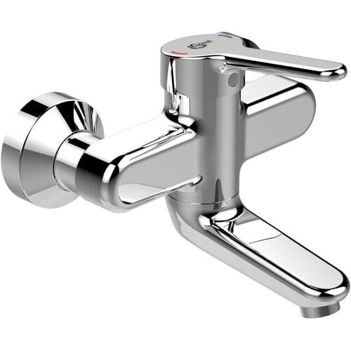 Ideal Standard 2 wall-mounted basin mixer, spout 10 cm BC114AA