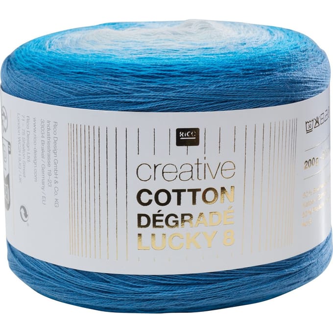 Rico Design Creative Cotton Dégradé Lucky 8 - Kleur 018