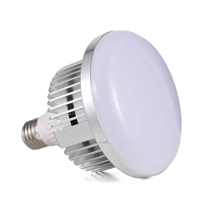 2 stuks 85W LED-lamp 3200K-5500K Fotografielamp Energiebesparende instelbare helderheid E27 2 Pack wit