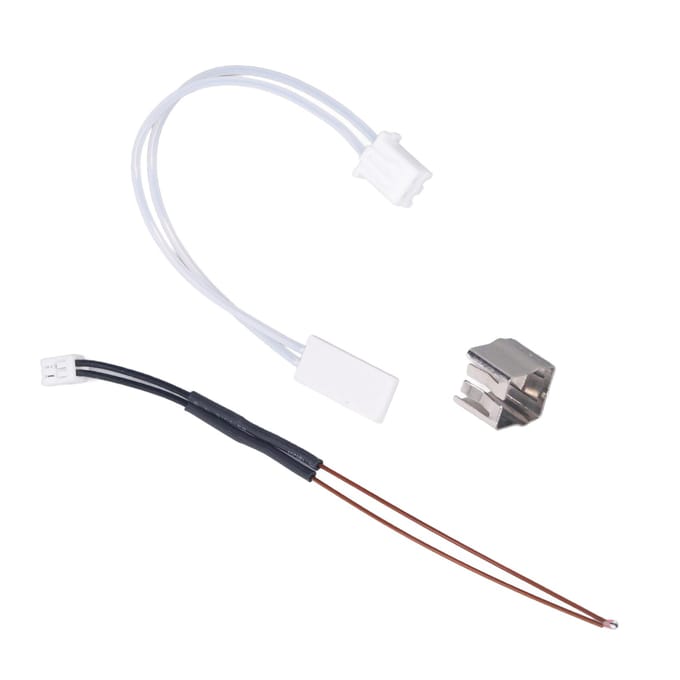 Verwarmingspatroon Upgrade Kit 100K NTC 3950 Thermistor Temperatuursensor 24V 48W Keramisch Patroonverwarming met Klem white