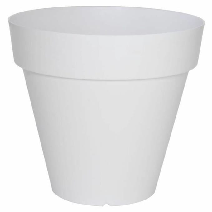 Bloempot Riviera Wit Plastic Vierkant Ø 50 cm