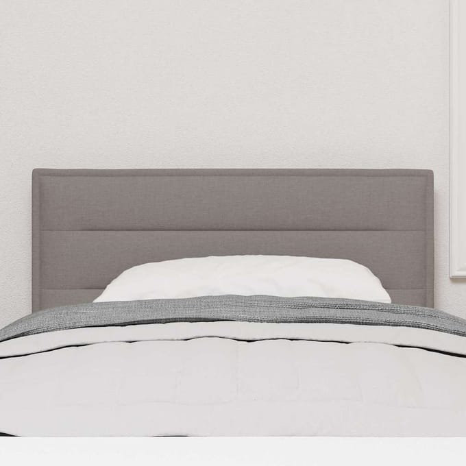 vidaXL Hoofdbord Taupe 80 cm Stof