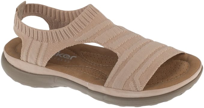 Rieker Sandals 62741, Vrouwen, Beige, Sandalen, maat: 41