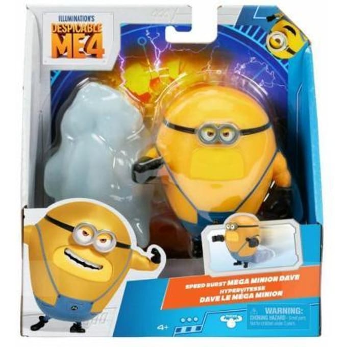 Minions Despicable Me 4 Dave actiefiguur 10cm met accessoires