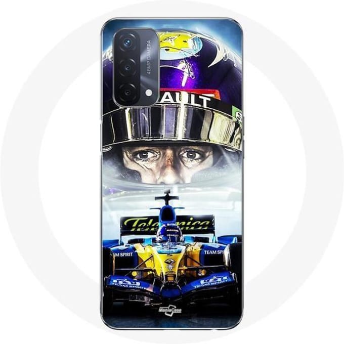 Hoesje - Renault - R25 Aston Martin F1 - Flexibel - Sportief - Wit