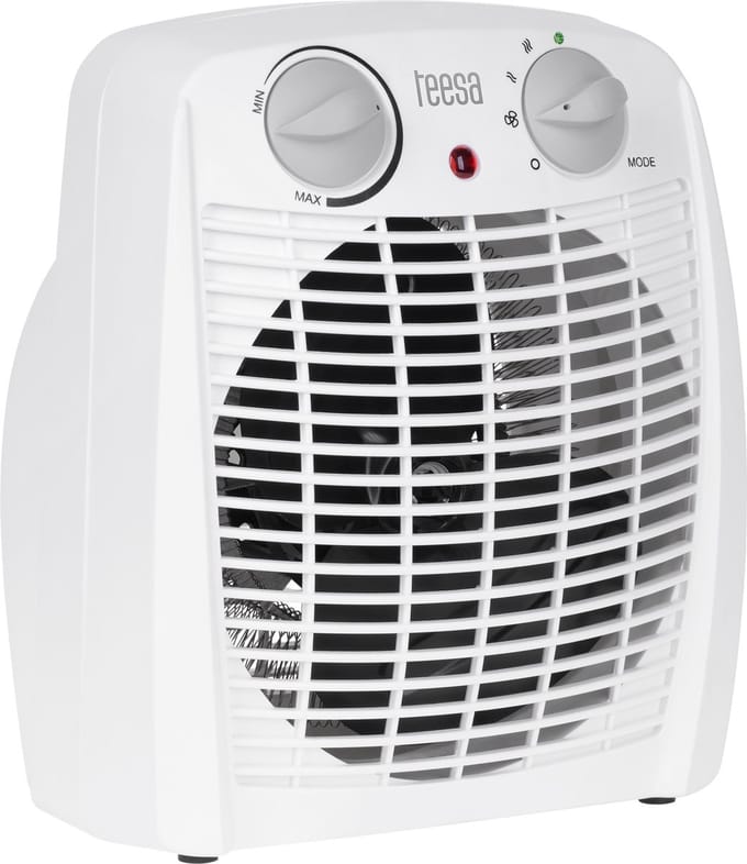 Teesa TSA8059 - Kachel - 4 Modi - 800/1200/2000W - Regelbare Thermostaat