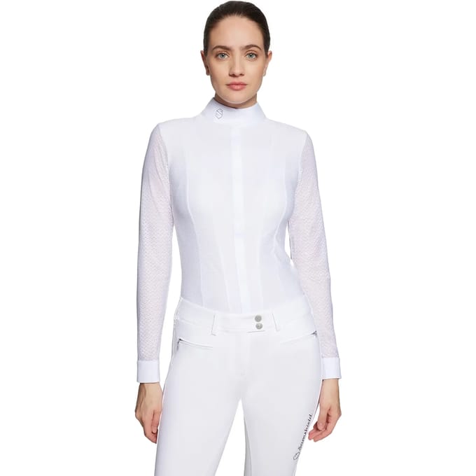 Samshield Marina Wedstrijdshirt Lange Mouwen Dames XS Wit
