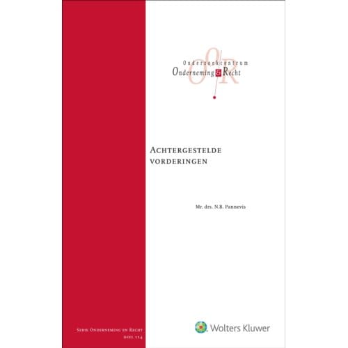 Achtergestelde Vorderingen - N.B. Pannevis