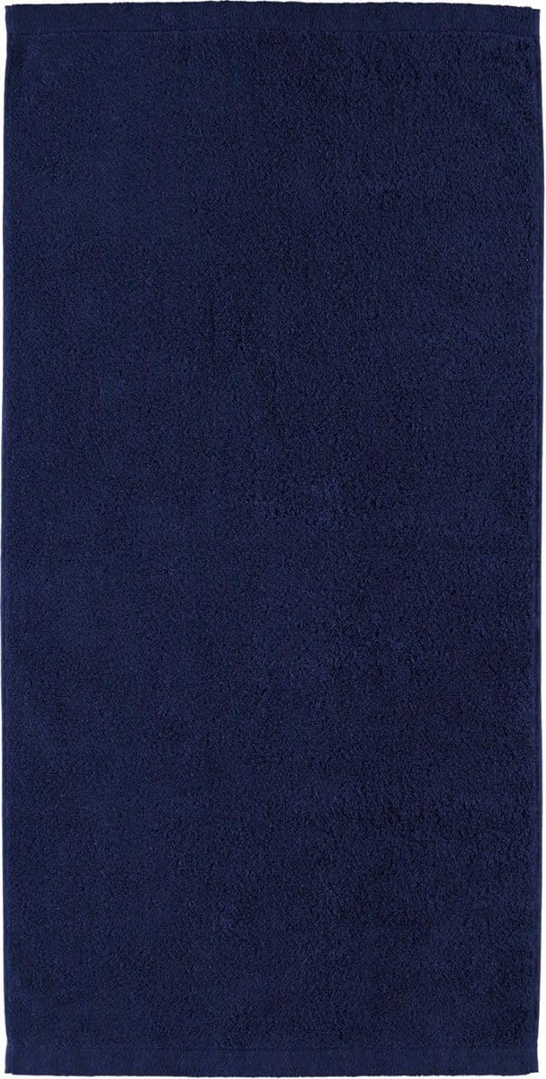 Cawö Lifestyle Uni Handdoek Navy 50x100