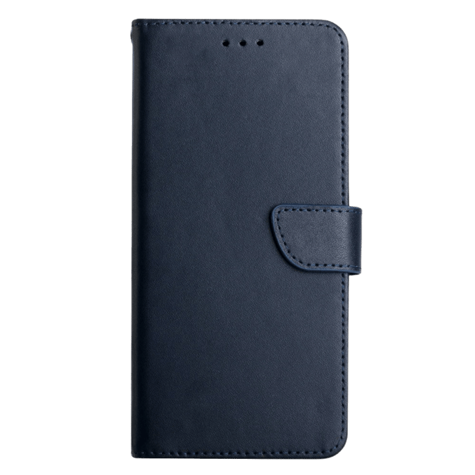 Mocaa OnePlus 12 Bookcase Hoesje Echt Leer Blauw