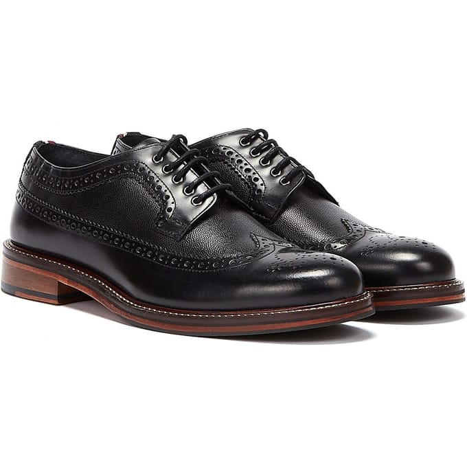 Ben Sherman Archie Brogue herenschoenen zwart