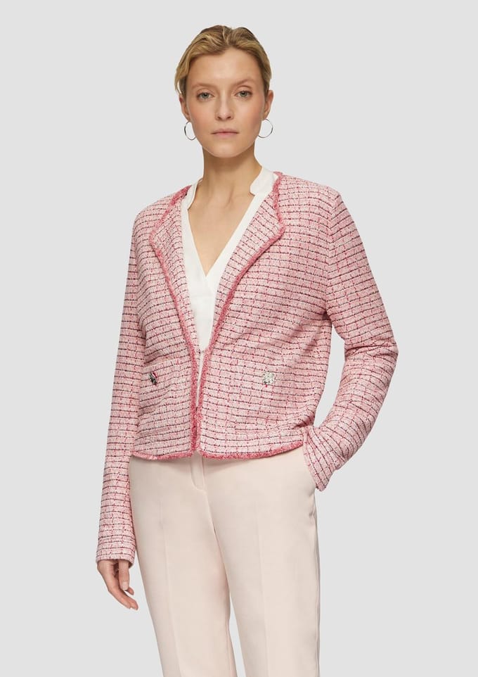 s.Oliver BLACK LABEL - Vest - Maat M - Vrouwen - 45X3 LILAC/PINK - voering