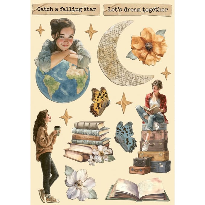 Lasercut motieven "Secret Diary"