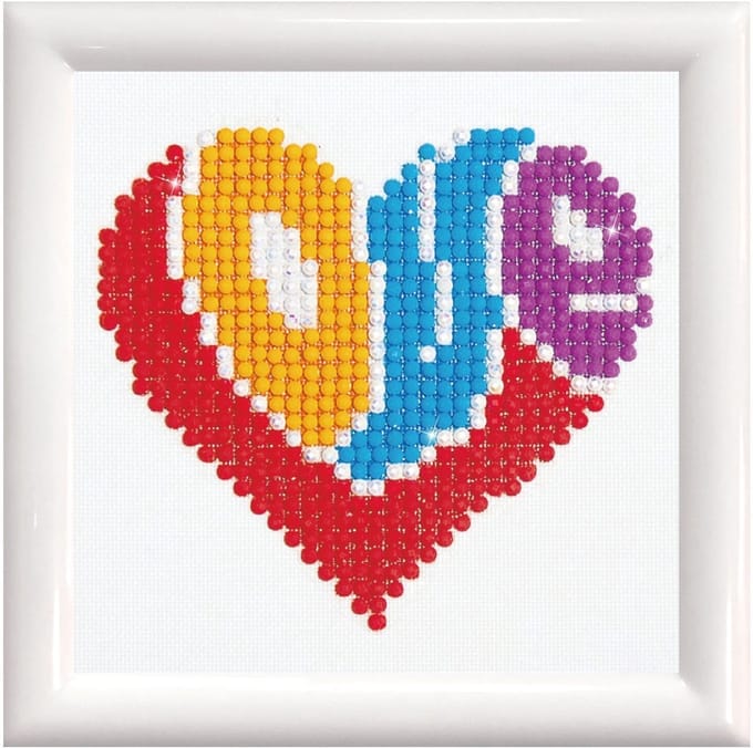 DIAMOND DOTZ Love - Diamond Painting - 649 Dotz - 10x10 cm