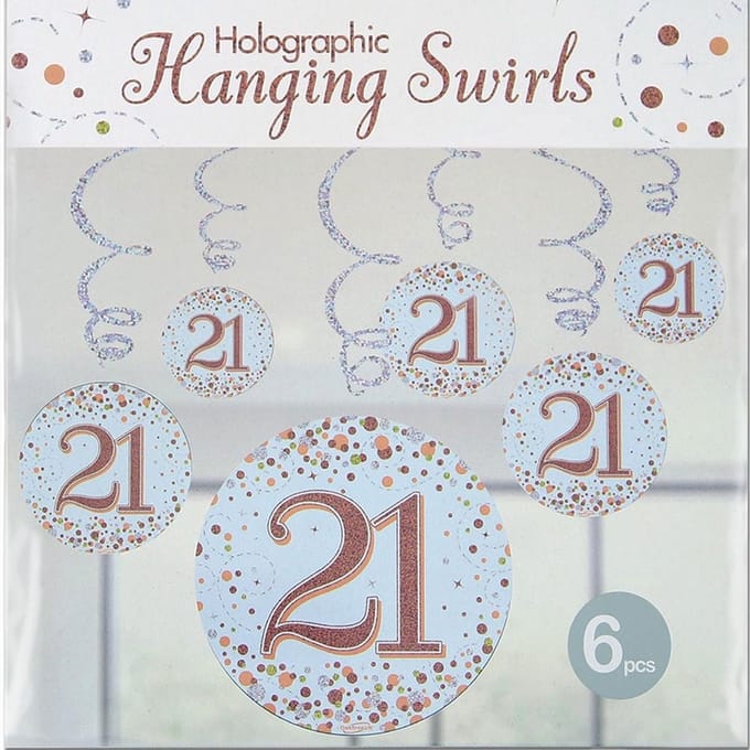 Oaktree - Swirls Sparkling Rose Gold - 21 jaar