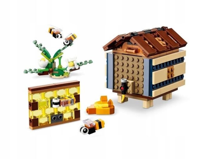 LEGO 31143 Creator 3in1 Vogelhuisje, Creatief Constructie Speelgoed met Dierenfiguren