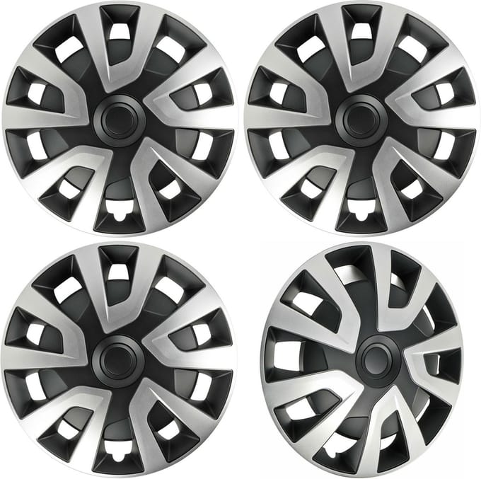 Autostyle BOLLE wieldoppen 16 inch Revo Van Zilver/Zwart