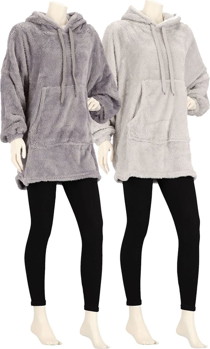 Apollo Ladies Huggle Hoodie Grijs